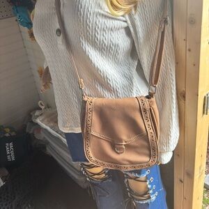 Elegant Brown Crossbody Bag